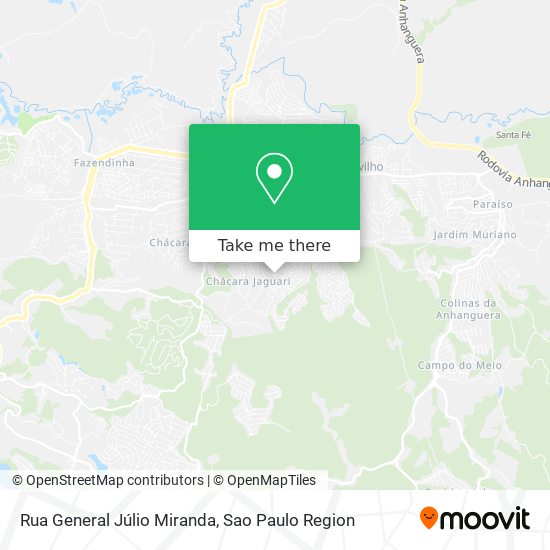 Rua General Júlio Miranda map