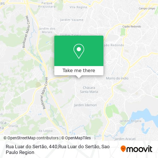 Mapa Rua Luar do Sertão, 440,Rua Luar do Sertão