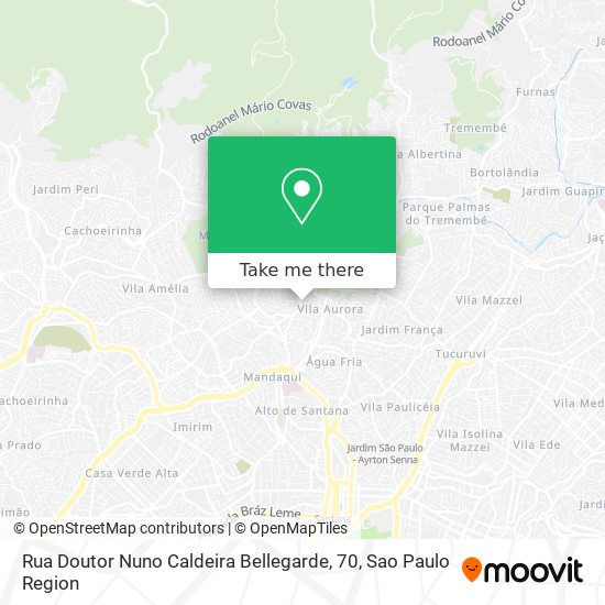 Rua Doutor Nuno Caldeira Bellegarde, 70 map