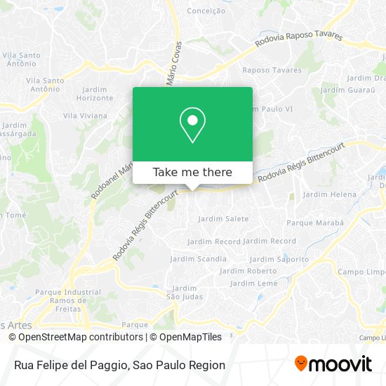 Rua Felipe del Paggio map