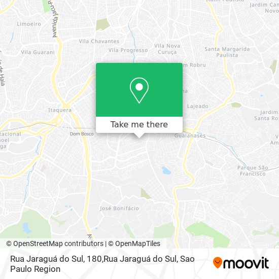 Rua Jaraguá do Sul, 180,Rua Jaraguá do Sul map