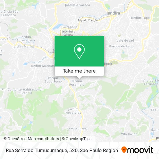 Rua Serra do Tumucumaque, 520 map