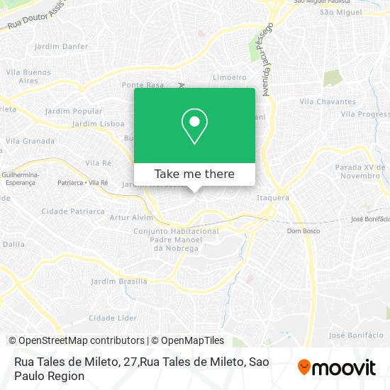 Mapa Rua Tales de Mileto, 27,Rua Tales de Mileto