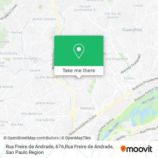 Rua Freire de Andrade, 676,Rua Freire de Andrade map