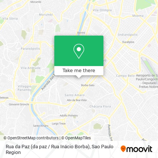 Rua da Paz (da paz / Rua Inácio Borba) map