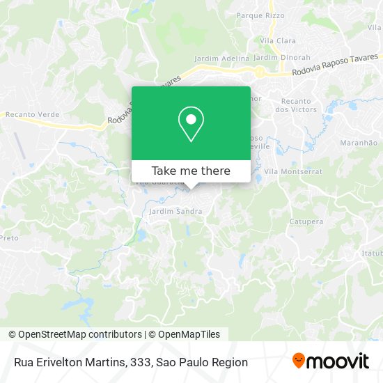 Rua Erivelton Martins, 333 map