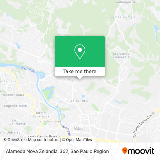 Alameda Nova Zelândia, 362 map