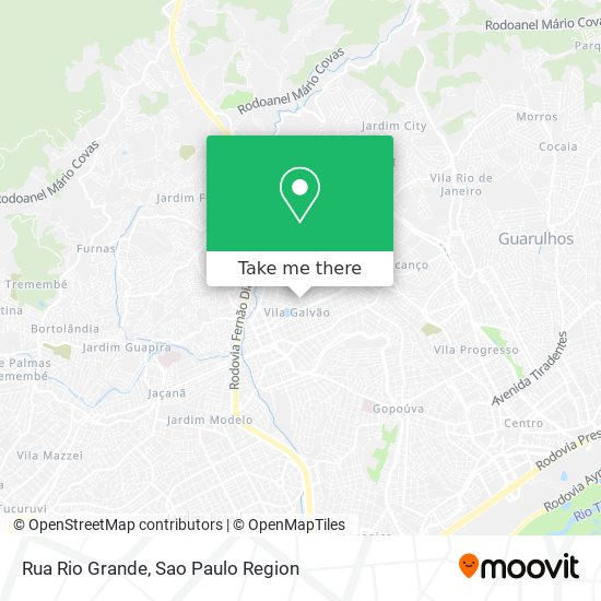 Mapa Rua Rio Grande