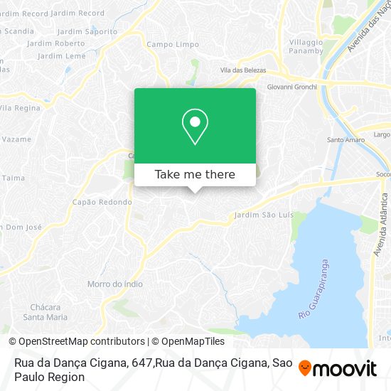 Rua da Dança Cigana, 647,Rua da Dança Cigana map