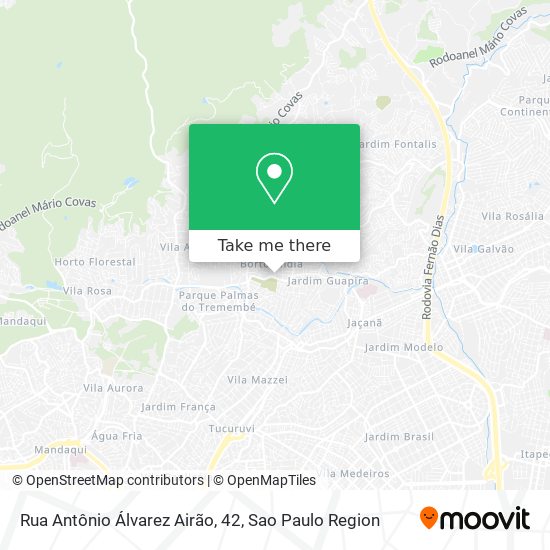 Rua Antônio Álvarez Airão, 42 map