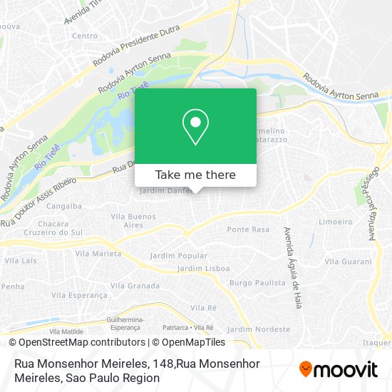 Mapa Rua Monsenhor Meireles, 148,Rua Monsenhor Meireles