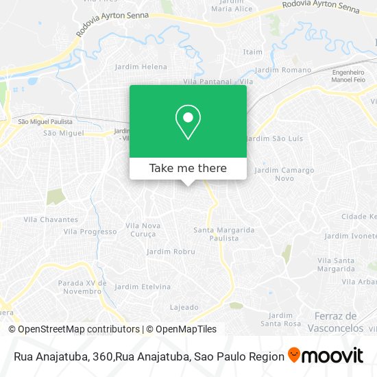 Mapa Rua Anajatuba, 360,Rua Anajatuba