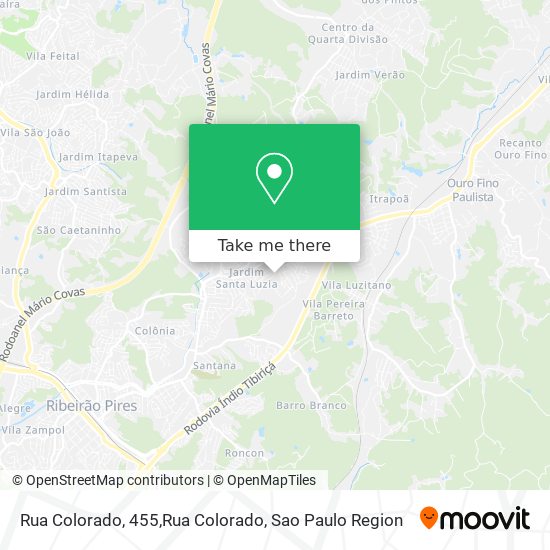 Mapa Rua Colorado, 455,Rua Colorado