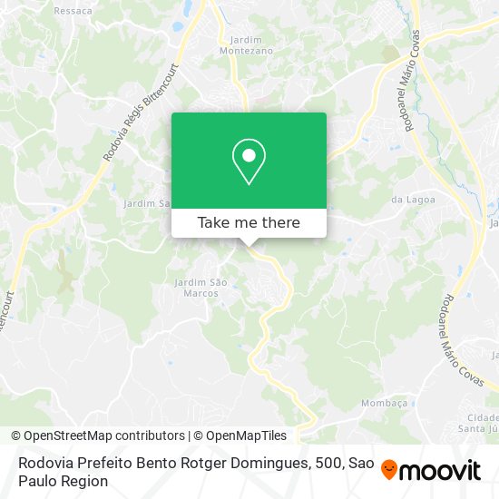 Rodovia Prefeito Bento Rotger Domingues, 500 map