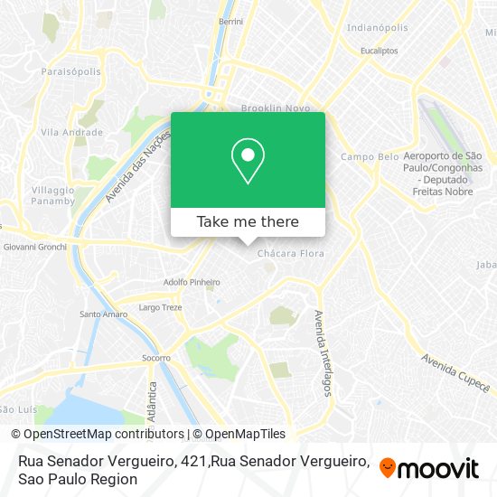 Mapa Rua Senador Vergueiro, 421,Rua Senador Vergueiro