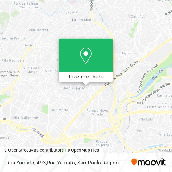 Rua Yamato, 493,Rua Yamato map