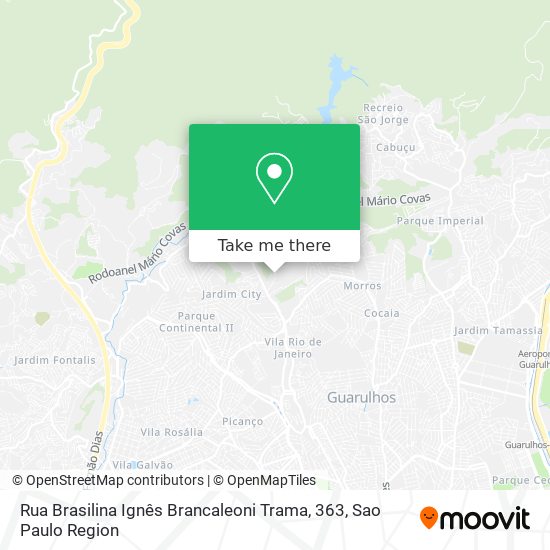 Rua Brasilina Ignês Brancaleoni Trama, 363 map