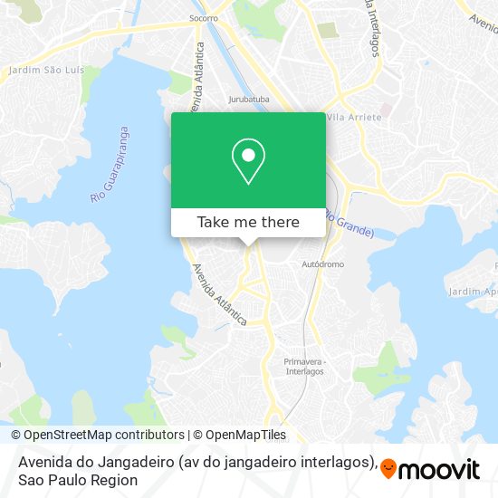 Avenida do Jangadeiro (av do jangadeiro interlagos) map