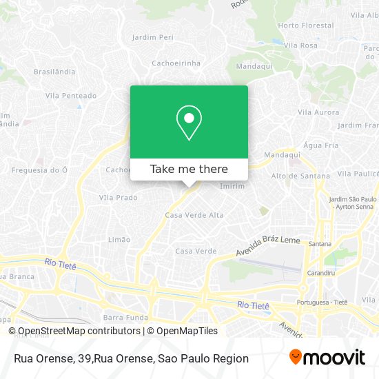 Mapa Rua Orense, 39,Rua Orense