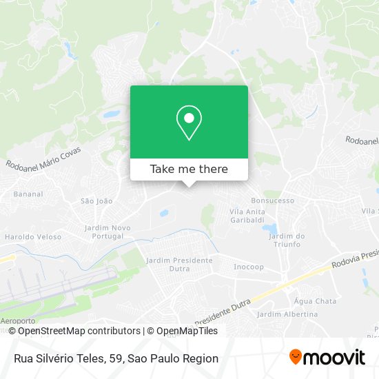 Rua Silvério Teles, 59 map
