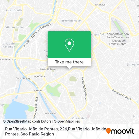 Mapa Rua Vigário João de Pontes, 226,Rua Vigário João de Pontes