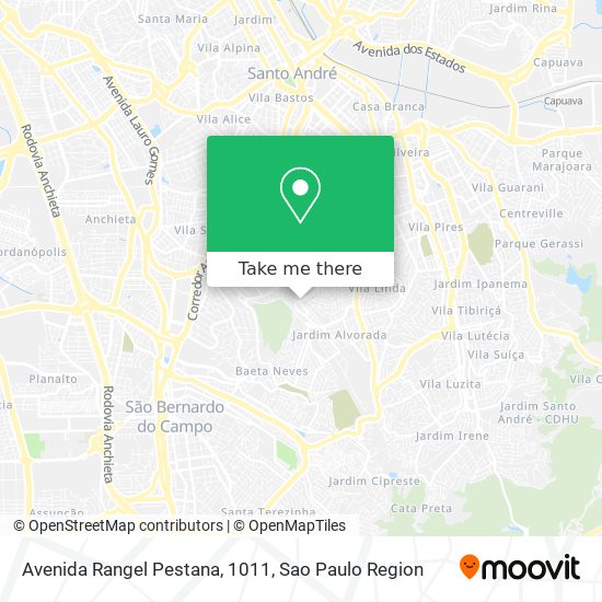 Avenida Rangel Pestana, 1011 map