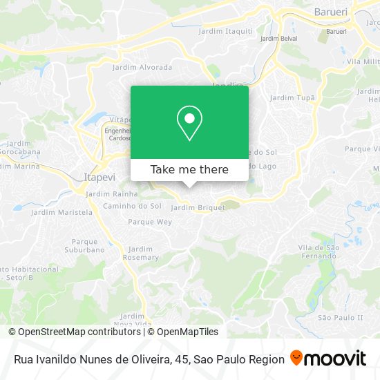 Mapa Rua Ivanildo Nunes de Oliveira, 45