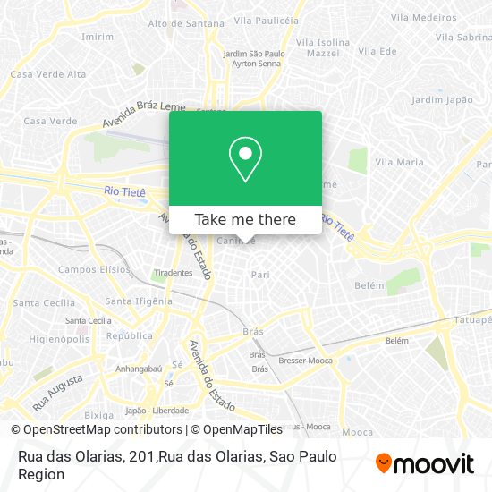 Rua das Olarias, 201,Rua das Olarias map