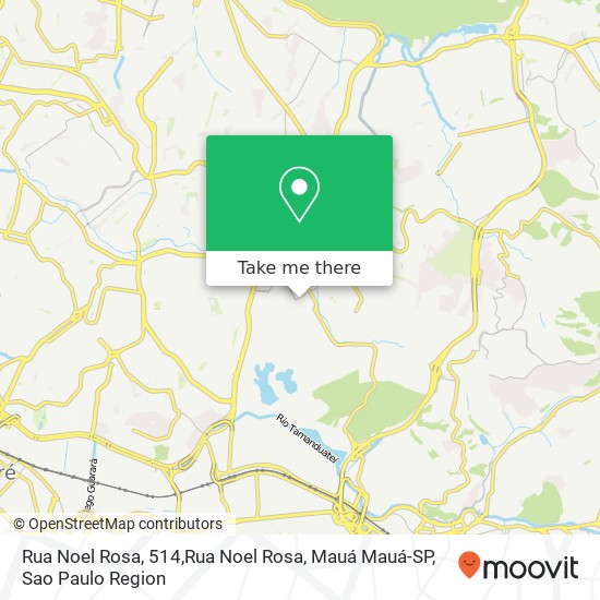 Mapa Rua Noel Rosa, 514,Rua Noel Rosa, Mauá Mauá-SP