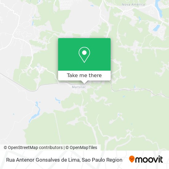 Mapa Rua Antenor Gonsalves de Lima