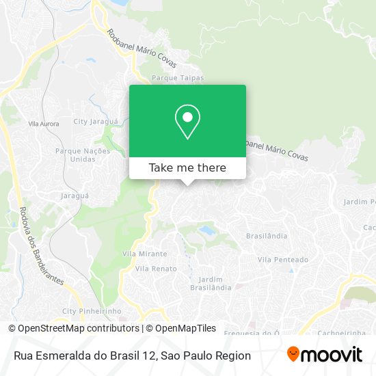 Rua Esmeralda do Brasil 12 map