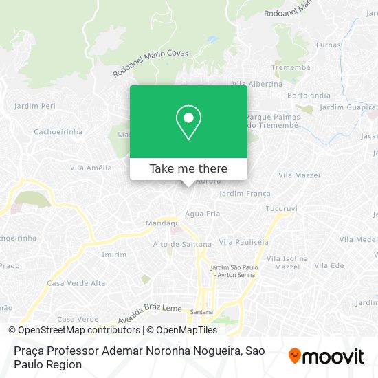 Mapa Praça Professor Ademar Noronha Nogueira