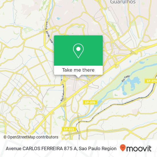 Avenue CARLOS FERREIRA 875 A map