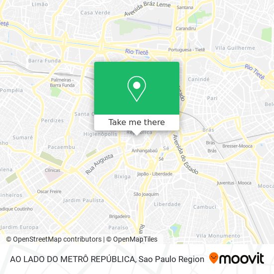 AO LADO DO METRÔ REPÚBLICA map