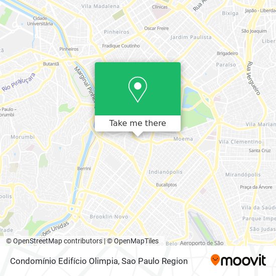 Mapa Condomínio Edifício Olimpia