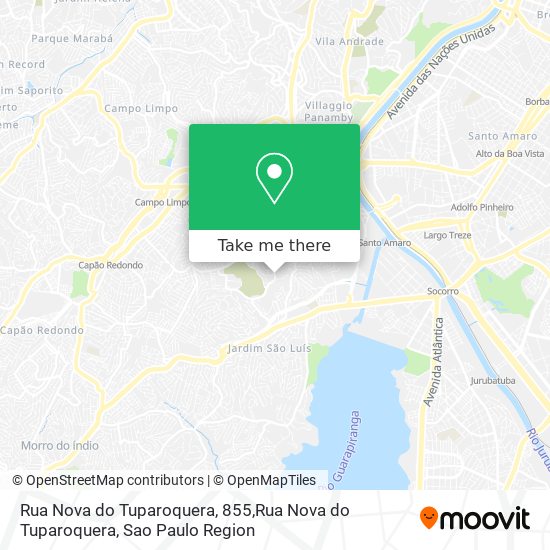 Rua Nova do Tuparoquera, 855,Rua Nova do Tuparoquera map