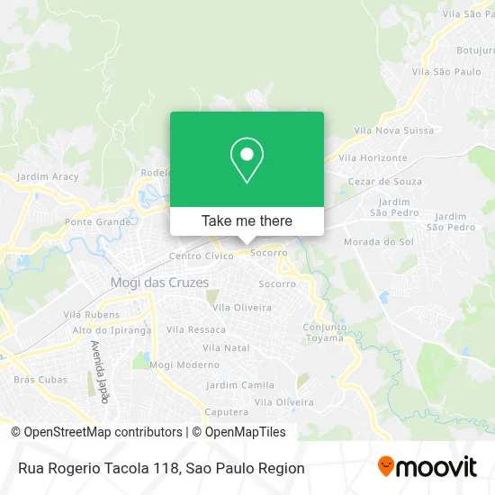 Rua Rogerio Tacola 118 map