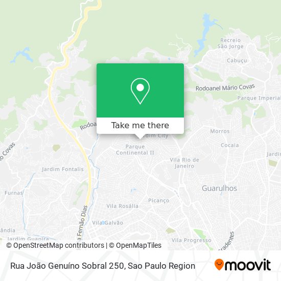 Rua João Genuíno Sobral 250 map