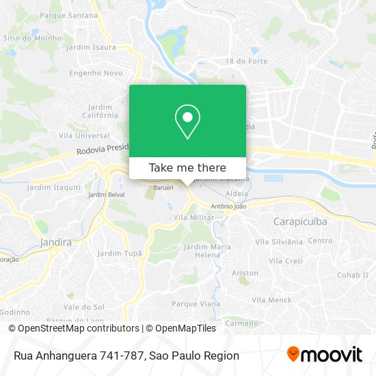 Rua Anhanguera 741-787 map