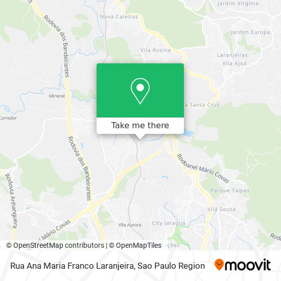 Rua Ana Maria Franco Laranjeira map