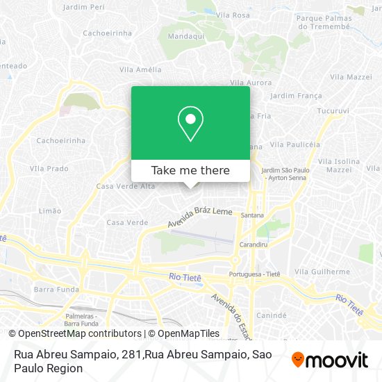 Rua Abreu Sampaio, 281,Rua Abreu Sampaio map
