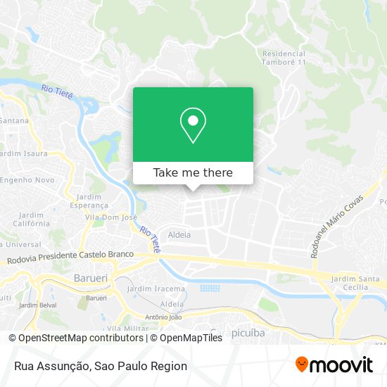 Rua Assunção map