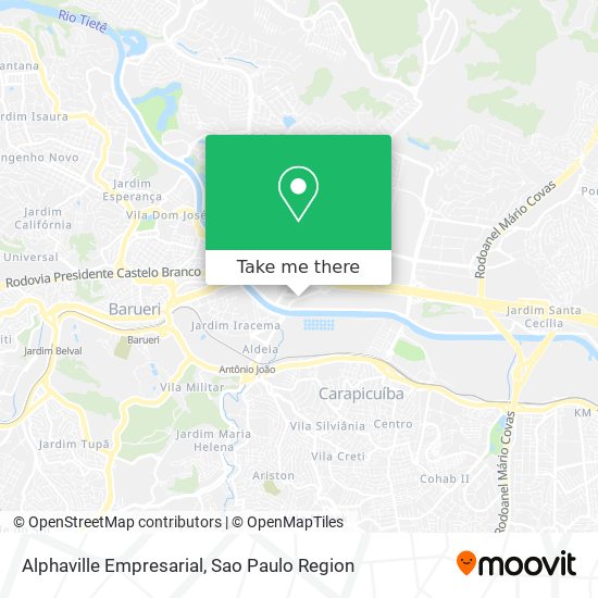 Alphaville Empresarial map