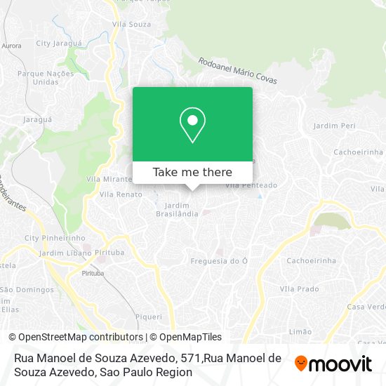 Mapa Rua Manoel de Souza Azevedo, 571,Rua Manoel de Souza Azevedo