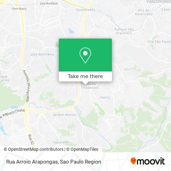 Rua Arroio Arapongas map