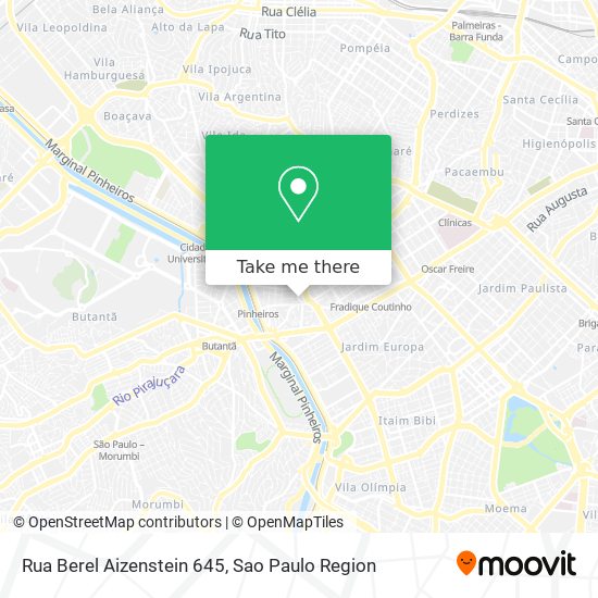 Rua Berel Aizenstein 645 map