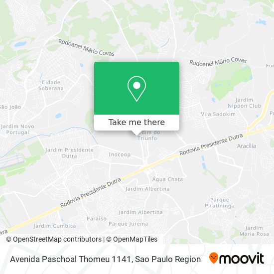 Avenida Paschoal Thomeu 1141 map