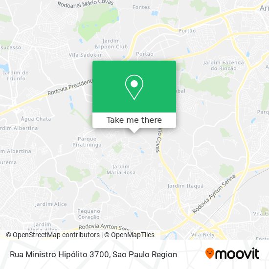 Rua Ministro Hipólito 3700 map