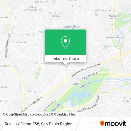 Rua Luiz Gama 258 map