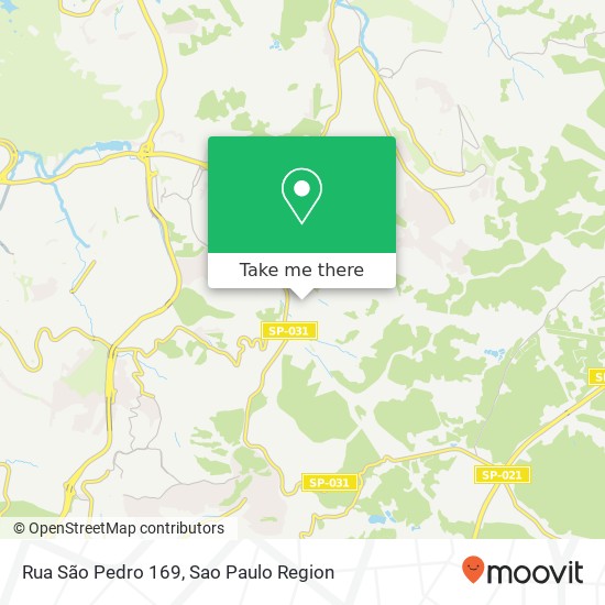 Mapa Rua São Pedro 169